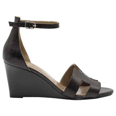 hermes wedge heels